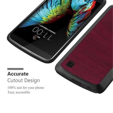 LG K10 2016 Hardt Deksel Case (rød)