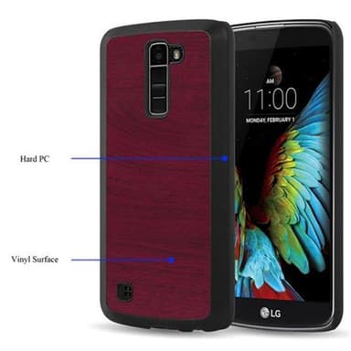 LG K10 2016 Hardt Deksel Case (rød)