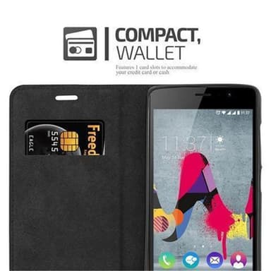WIKO U FEEL LITE lommebokdeksel case (svart)