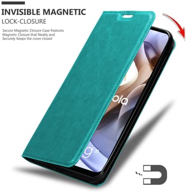 Motorola MOTO G31 / G41 lommebokdeksel case (turkis)