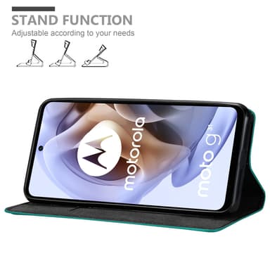 Motorola MOTO G31 / G41 lommebokdeksel case (turkis)