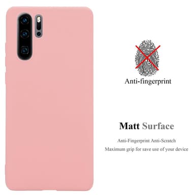 Deksel Huawei P30 PRO Silikon cover (rosa)