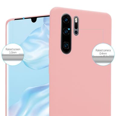 Deksel Huawei P30 PRO Silikon cover (rosa)