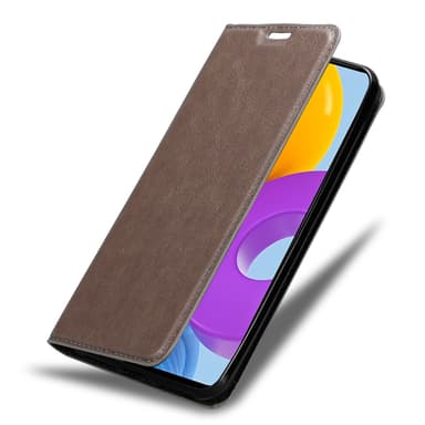 Samsung Galaxy M52 5G lommebokdeksel case (brun)