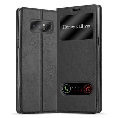Samsung Galaxy NOTE 8 lommebokdeksel cover (svart)