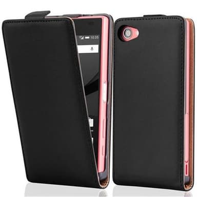 Sony Xperia Z5 COMPACT Deksel Flip Case (svart)