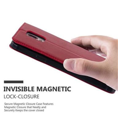 Samsung Galaxy NOTE 4 lommebokdeksel case (rød)