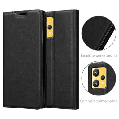 Realme 9 4G / 9 PRO+ lommebokdeksel case (svart)