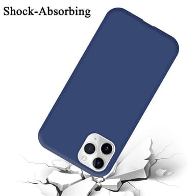 iPhone 11 PRO silikondeksel case (blå)