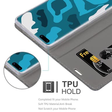 Huawei P40 PRO / P40 PRO+ lommebokdeksel etui (grå)