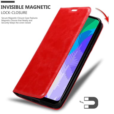 Huawei Y6P lommebokdeksel case (rød)