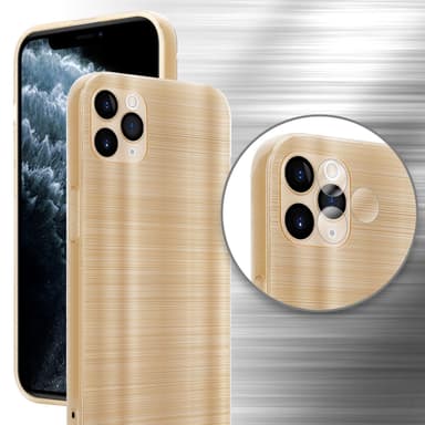 iPhone 11 PRO MAX Silikondeksel Beskyttelse (gold)