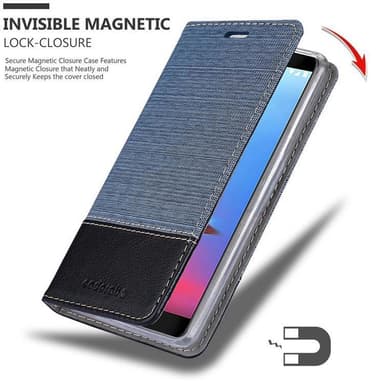 ZTE Blade V9 lommebokdeksel etui (blå)