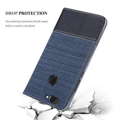 ZTE Blade V9 lommebokdeksel etui (blå)