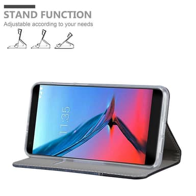 ZTE Blade V9 lommebokdeksel etui (blå)