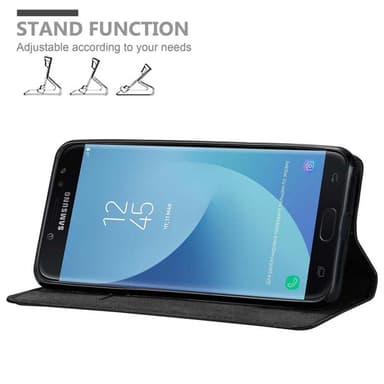 Samsung Galaxy J7 2018 lommebokdeksel case (svart)