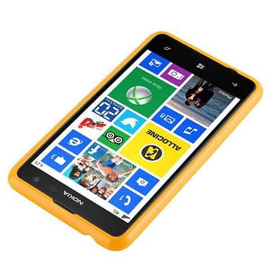 Nokia Lumia 625 Deksel Case Cover (gul)