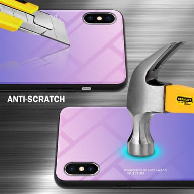 Deksel iPhone X / XS Case Cover (svart)