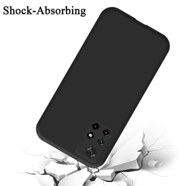 Xiaomi POCO M4 PRO 5G silikondeksel case (svart)