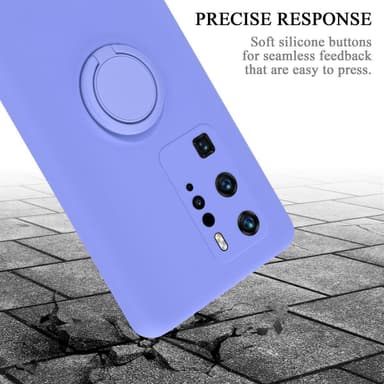 Deksel Huawei P40 PRO / P40 PRO+ Ring Case (lilla)