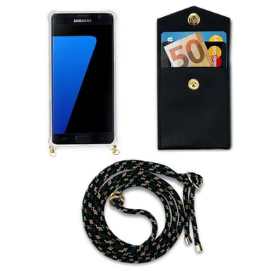 Samsung Galaxy S7 Deksel med Halskjede (brun)