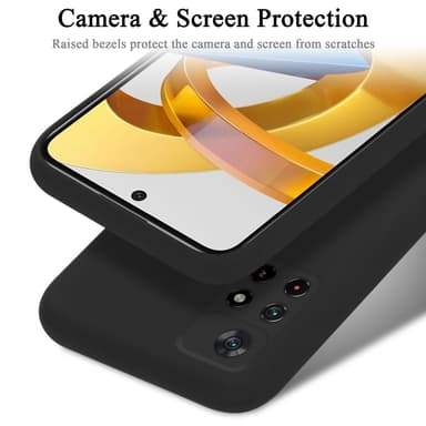 Xiaomi POCO M4 PRO 5G silikondeksel case (svart)