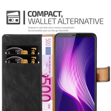 Cubot NOVA lommebokdeksel etui (svart)