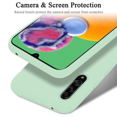 Samsung Galaxy A90 5G silikondeksel case (grønn)