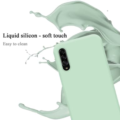 Samsung Galaxy A90 5G silikondeksel case (grønn)