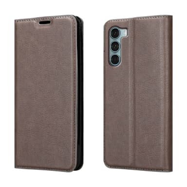 Motorola MOTO G200 5G lommebokdeksel case (brun)
