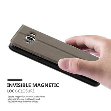 Samsung Galaxy J5 2016 lommebokdeksel cover (brun)