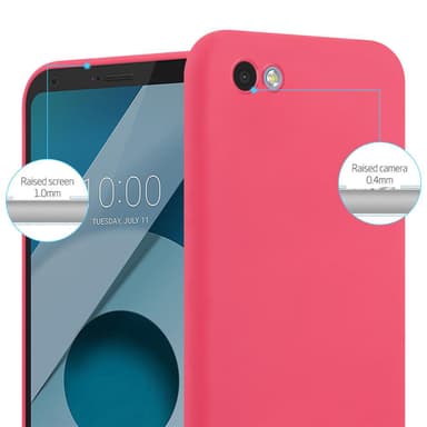 Deksel LG Q6 / G6 MINI Silikon cover (rød)