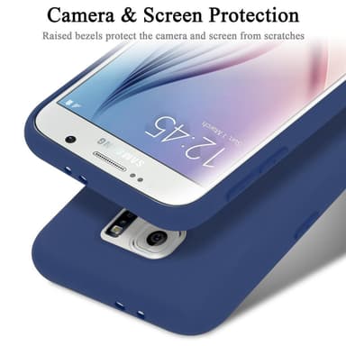 Samsung Galaxy S6 silikondeksel case (blå)