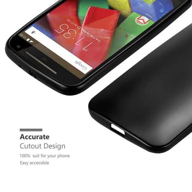 Deksel Motorola MOTO G2 Case Cover (svart)