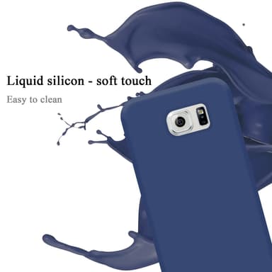 Samsung Galaxy S6 silikondeksel case (blå)