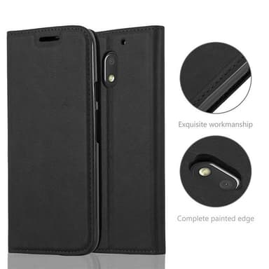 Motorola MOTO E3 lommebokdeksel case (svart)