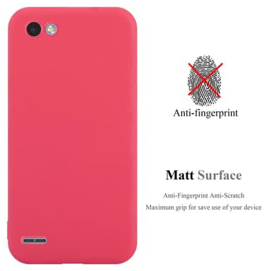 Deksel LG Q6 / G6 MINI Silikon cover (rød)