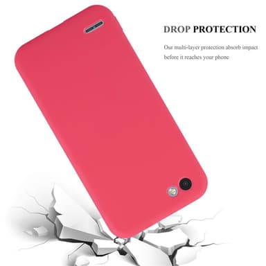 Deksel LG Q6 / G6 MINI Silikon cover (rød)