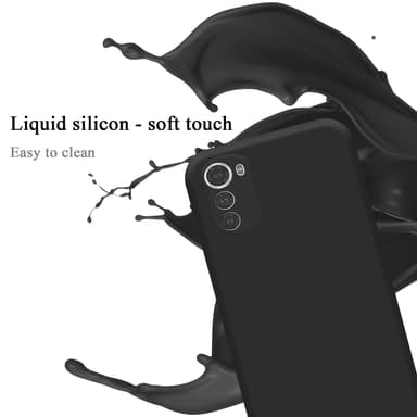 Motorola MOTO E32 4G / E32S silikondeksel case (svart)