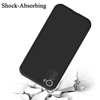 Motorola MOTO E32 4G / E32S silikondeksel case (svart)