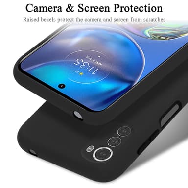Motorola MOTO E32 4G / E32S silikondeksel case (svart)