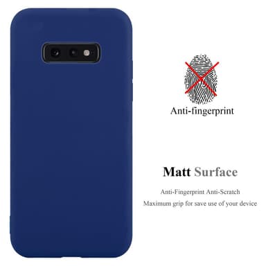 Deksel Samsung Galaxy S10e Silikon cover (blå)