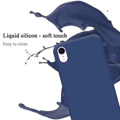 iPhone XR silikondeksel case (blå)
