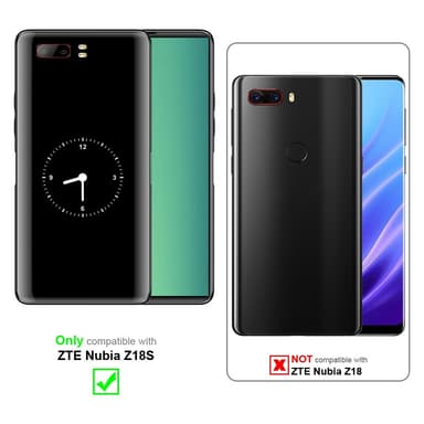 Deksel ZTE Nubia Z18S Veske (Svart)