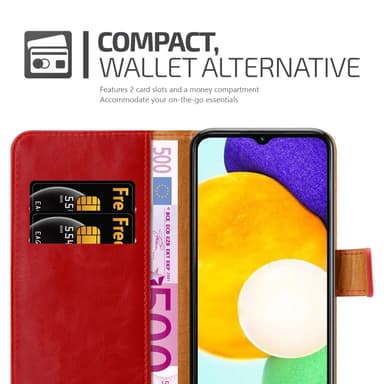 Samsung Galaxy A13 5G lommebokdeksel etui (rød)