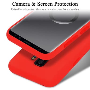 Samsung Galaxy S9 PLUS silikondeksel case (rød)