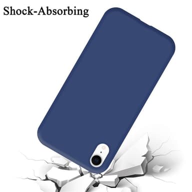iPhone XR silikondeksel case (blå)