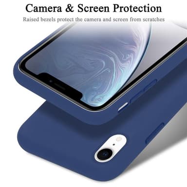 iPhone XR silikondeksel case (blå)