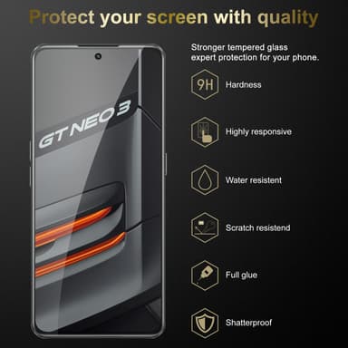 Realme GT Neo 3 Skjermbeskytter Skärmskydd