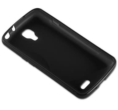 LG F70 silikondeksel case (svart)